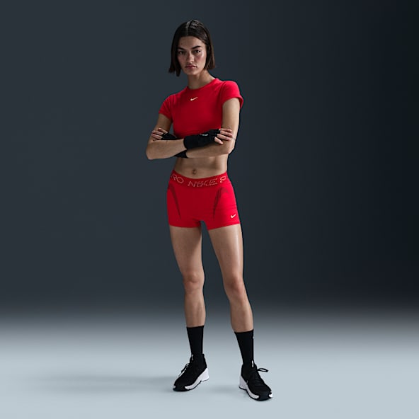 Red volleyball shorts outlet